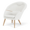 Lounge Chair with Headrest | Audo Copenhagen Oda | Oroa.com