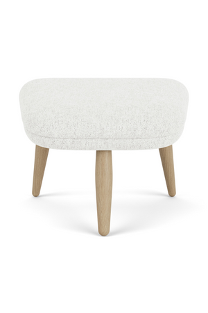 Wooden Leg Ottoman | Audo Copenhagen Oda | Oroa.com