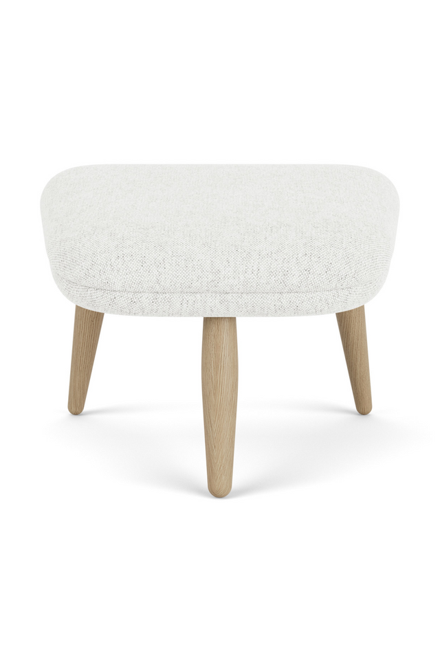 Wooden Leg Ottoman | Audo Copenhagen Oda | Oroa.com