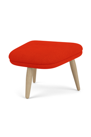 Wooden Leg Ottoman | Audo Copenhagen Oda | Oroa.com