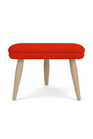 Wooden Leg Ottoman | Audo Copenhagen Oda | Oroa.com