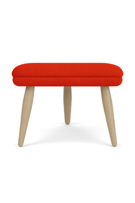 Wooden Leg Ottoman | Audo Copenhagen Oda | Oroa.com