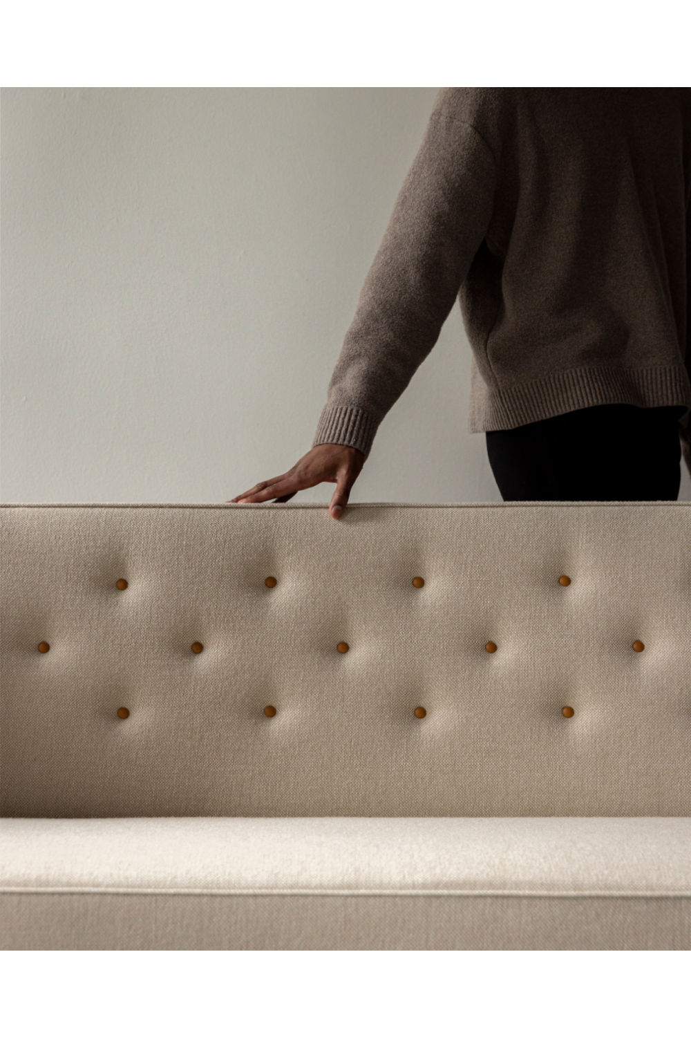 Button-Tufted 2-Seater Sofa | Audo Copenhagen Radiohus | Oroa.com