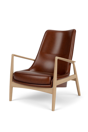 High-Back Upholstered Lounge Chair | Audo Copenhagen The Seal | Oroa.com