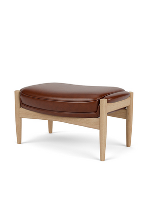 Wooden Leg Padded Ottoman | Audo Copenhagen The Seal