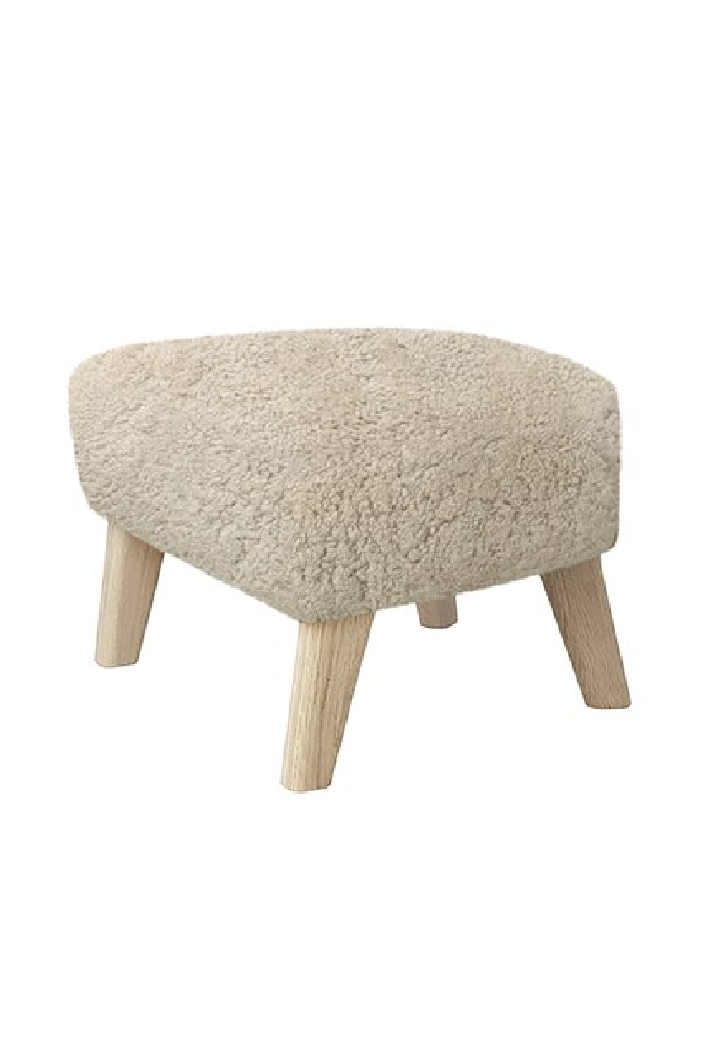Wooden Leg Upholstered Ottoman | Audo Copenhagen My Own Chair | Oroa.com