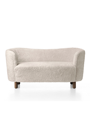 Curved Back Sheepskin Sofa | Audo Copenhagen Mingle