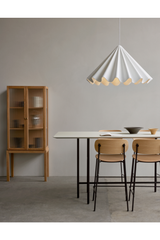 White Wavy Conical Pendant Lamp | Audo Copenhagen Dancing | Oroa.com