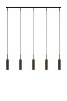 Bronzed Tube Rail Pendant Lamp | Audo Copenhagen Tubulaire | Oroa.com