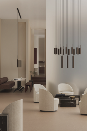 Bronzed Tube Chandelier | Audo Copenhagen Tubulaire