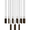 Bronzed Tube Chandelier | Audo Copenhagen Tubulaire | Oroa.com