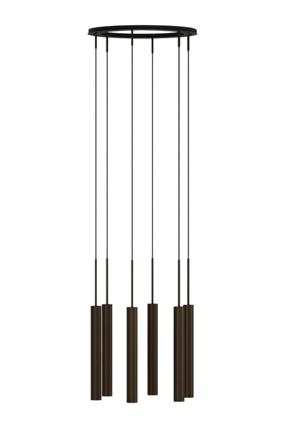 Bronzed Tube Chandelier | Audo Copenhagen Tubulaire | Oroa.com