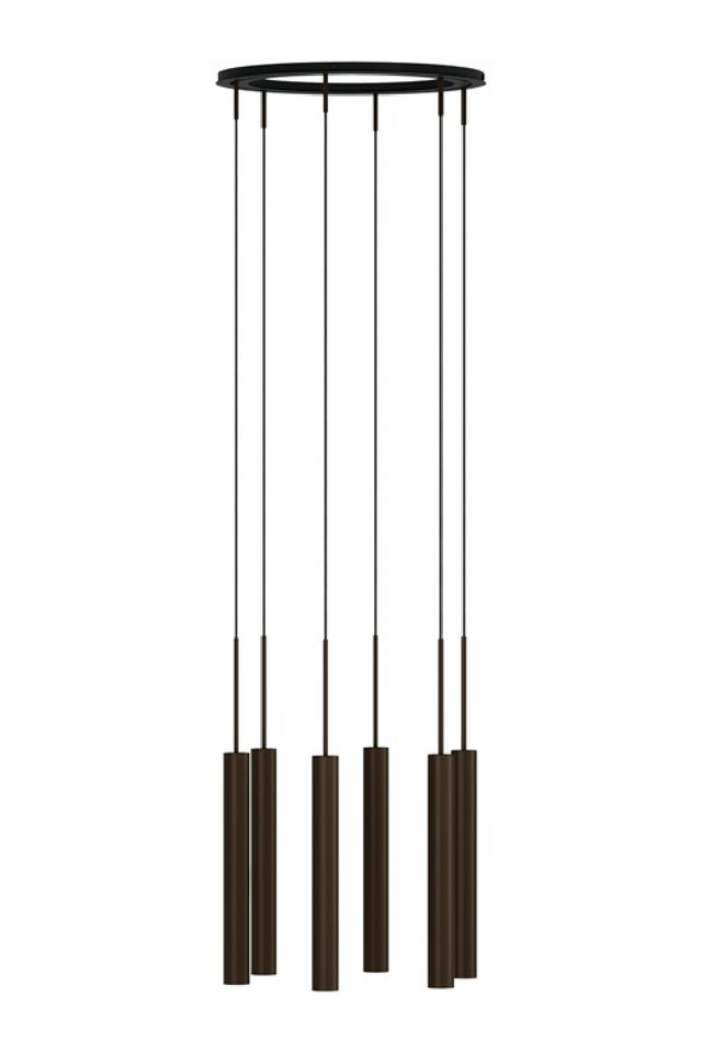 Bronzed Tube Chandelier | Audo Copenhagen Tubulaire | Oroa.com