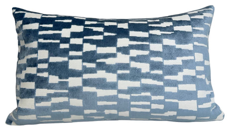 Marine Blue Accent Throw Pillow Cover | DEKOWE