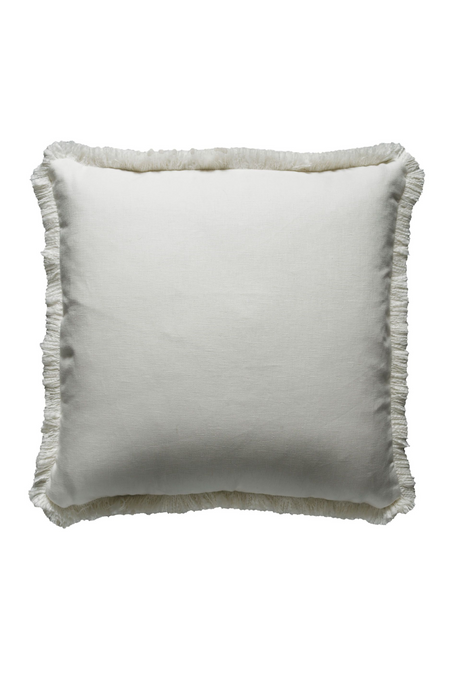 Fringed Linen Cushion | Andrew Martin Beagle | Oroa.com
