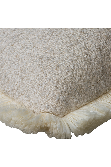 Boucle Fringed Rectangular Cushion | Andrew Martin Huntsman | Oroa.com