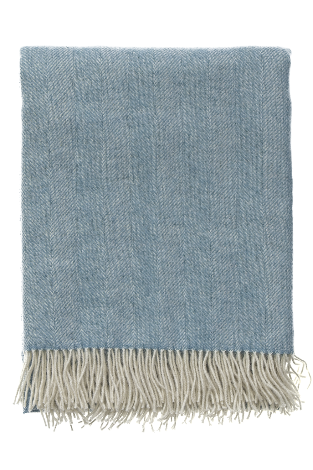 Wool Fringed Throw | Andrew Martin Herringbone | Oroa.com