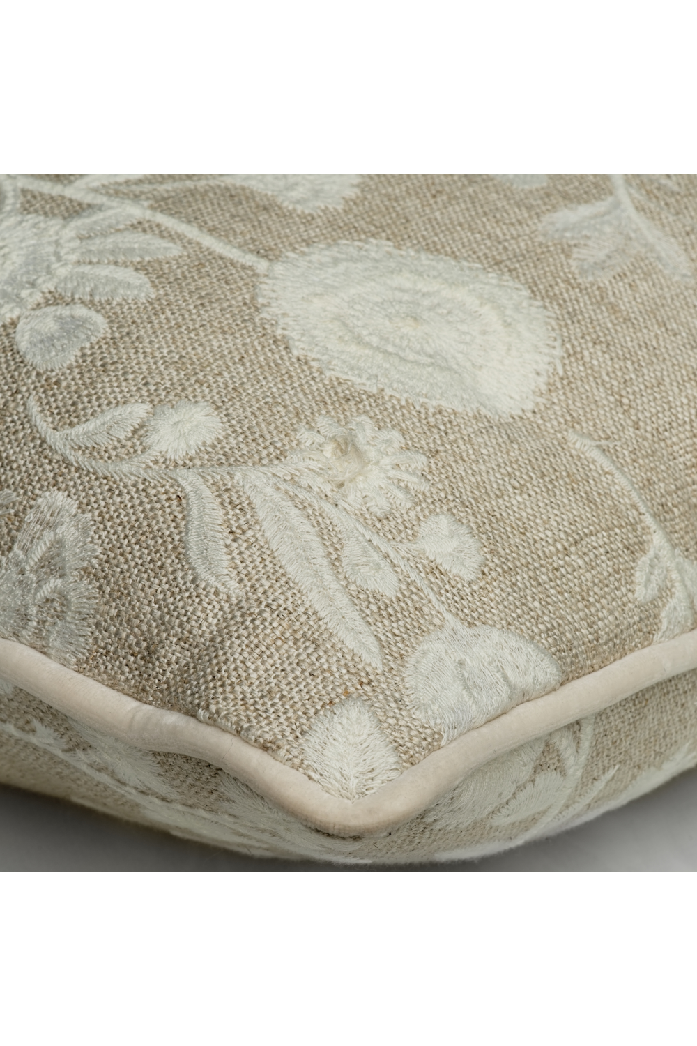 Floral Embroidered Cushion | Andrew Martin Fable | Oroa.com