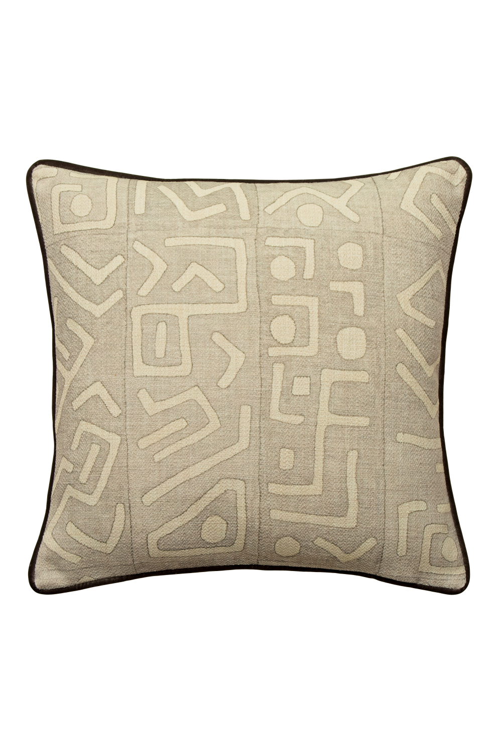 Geometric Print Outdoor Cushion | Andrew Martin Trojan | Oroa.com