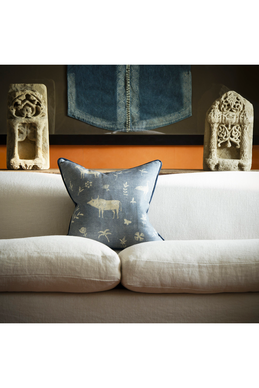 Wildlife Print Cushion | Andrew Martin Avebury | Oroa.com