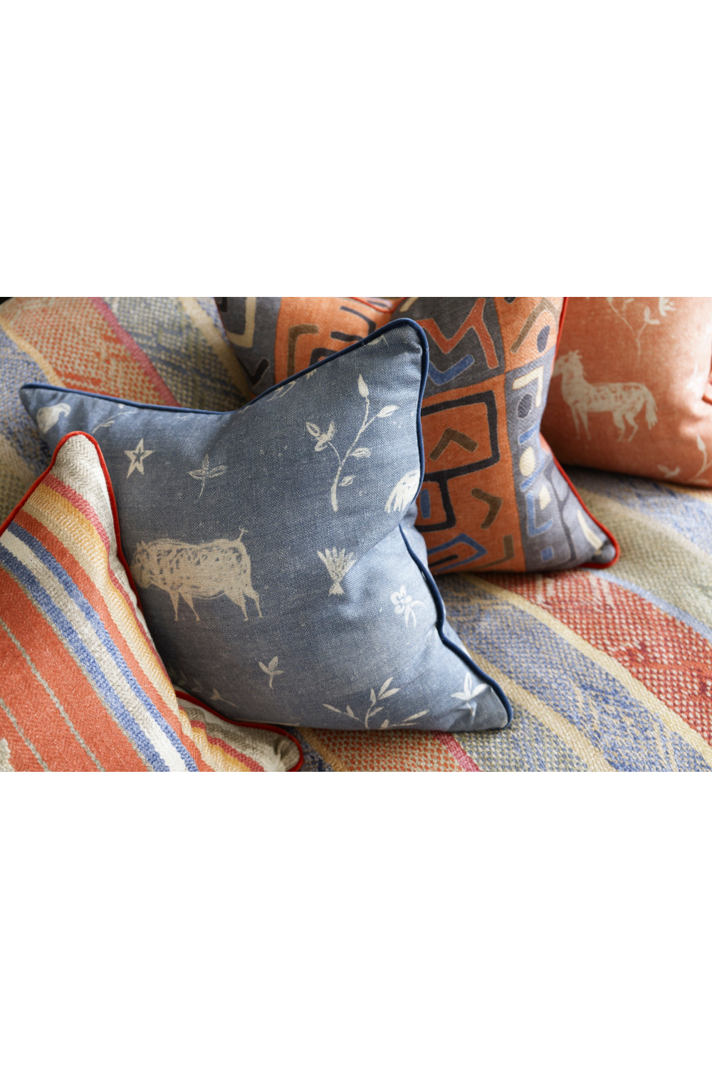 Wildlife Print Cushion | Andrew Martin Avebury | Oroa.com