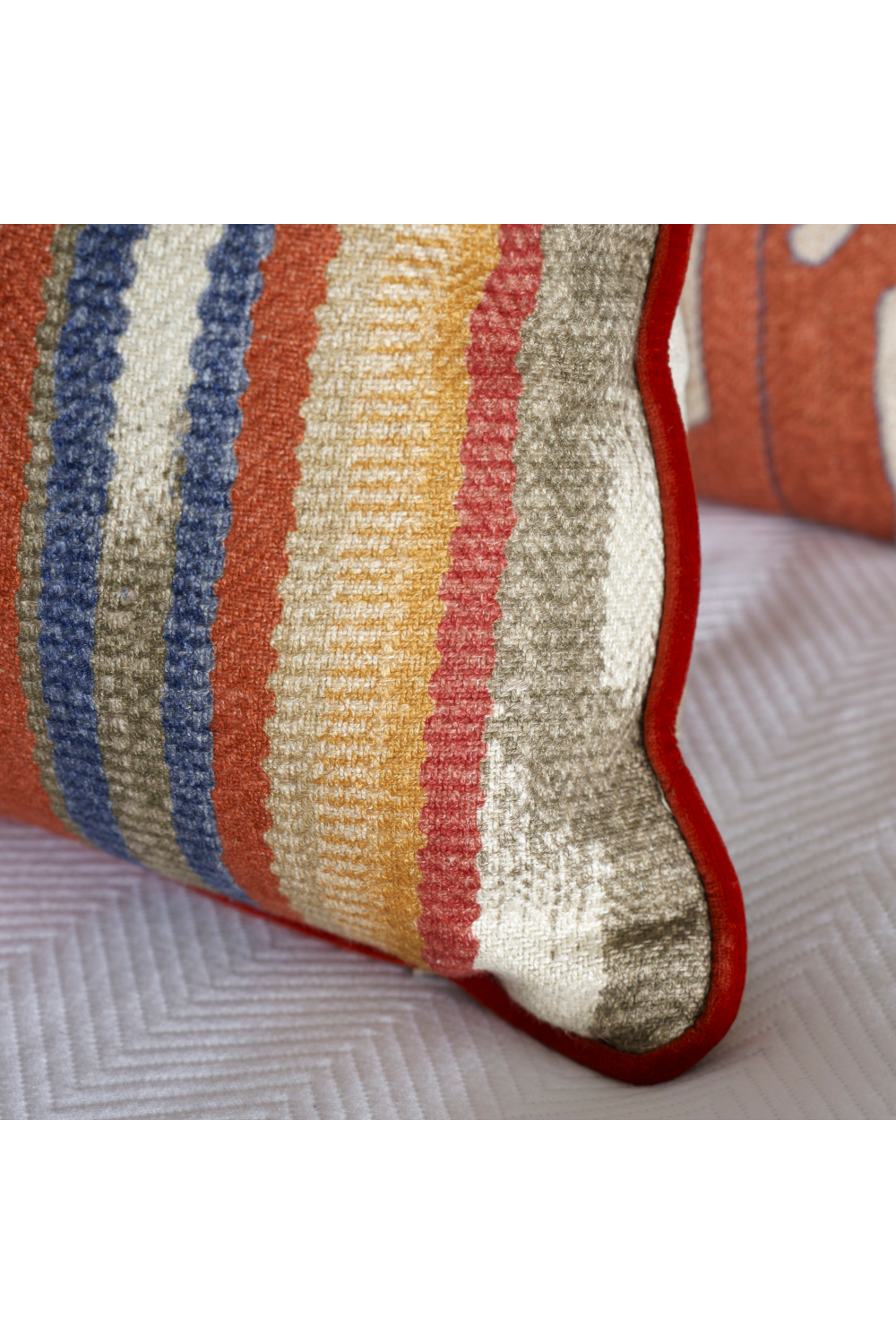 Vertical Stripe Throw Pillow | Andrew Martin Nineveh