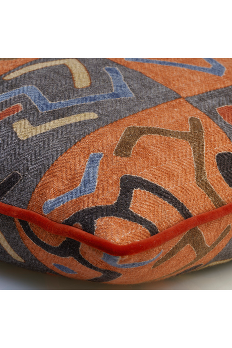 Geometric Patterned Throw Pillow | Andrew Martin Ashanti | Oroa.com