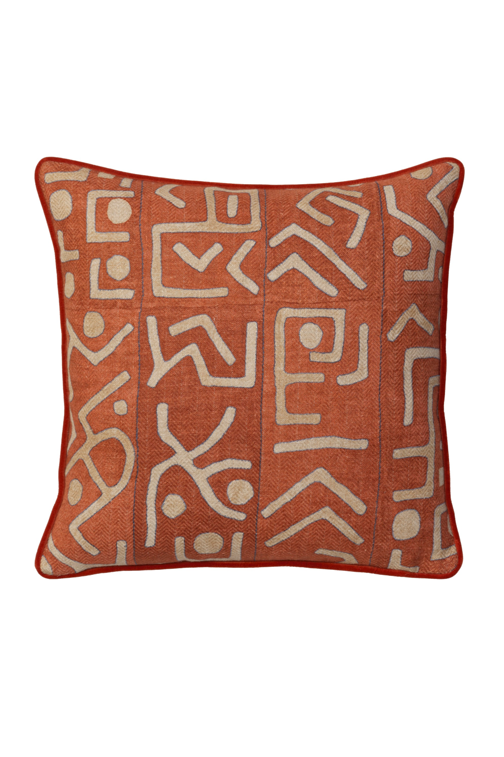 Geometric Patterned Throw Pillow | Andrew Martin Ashanti | Oroa.com