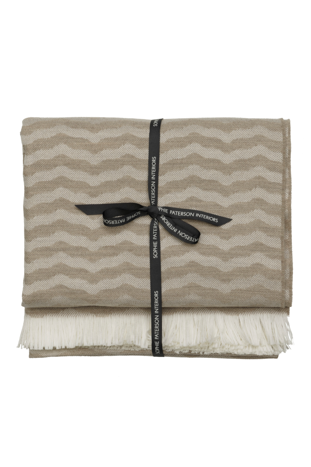 Wavy Pattern Wool Throw | Andrew Martin Fosca | Oroa.com