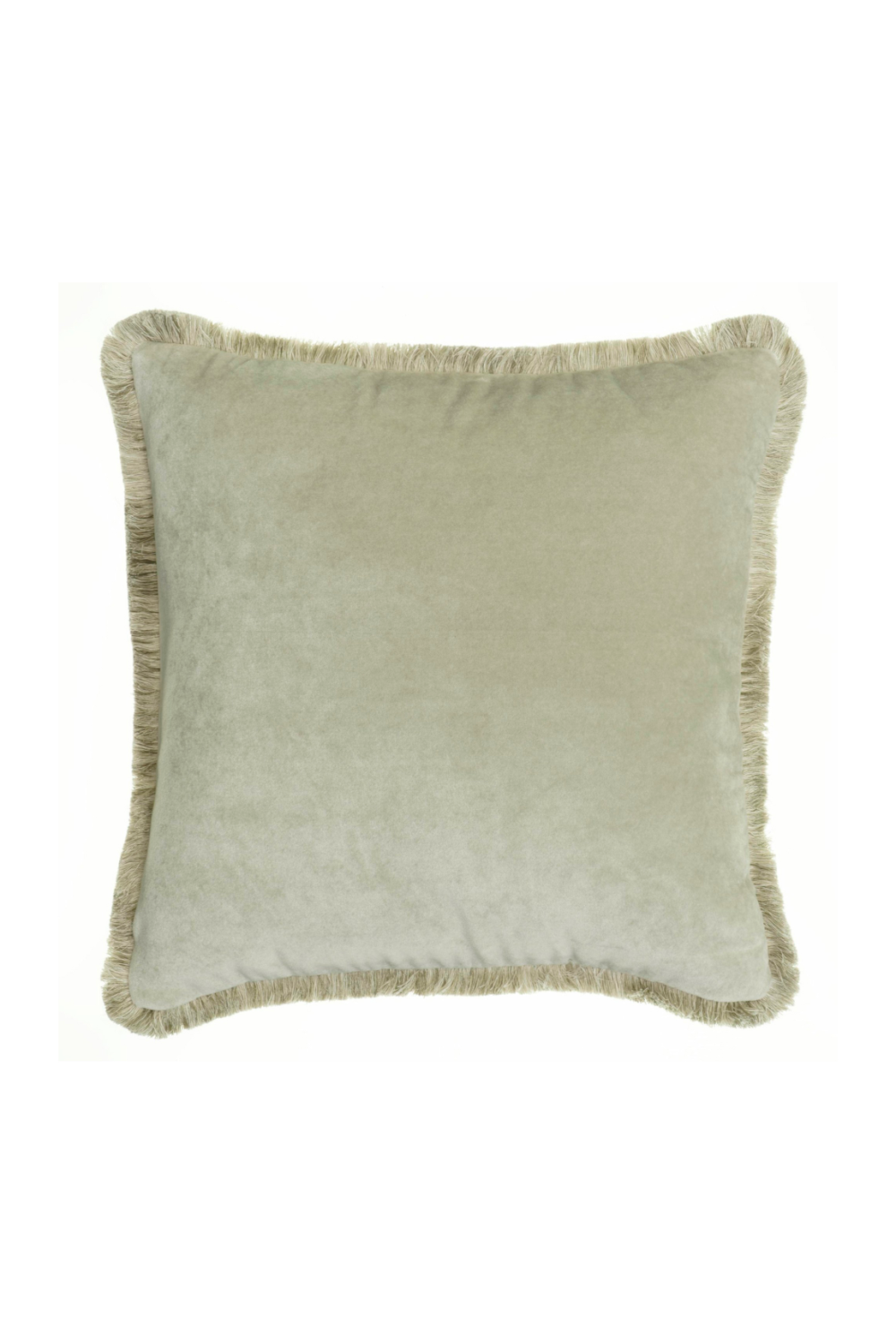 Two-Tone Trimmed Velvet Cushion | Andrew Martin Venetia | Oroa.com