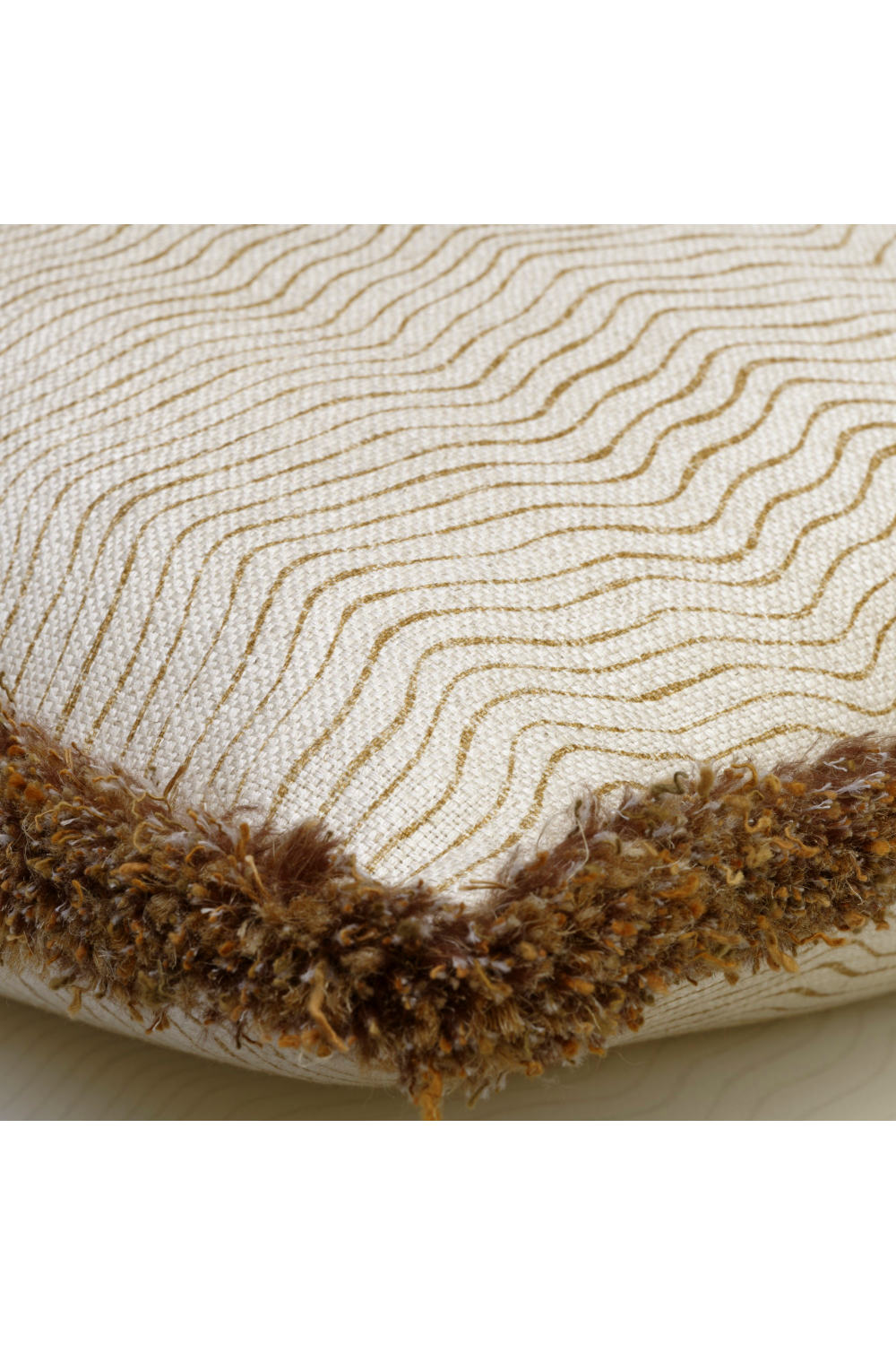 Wavy Pattern Linen Cushion | Andrew Martin Canalasso | Oroa.com