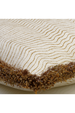 Wavy Pattern Linen Cushion | Andrew Martin Canalasso | Oroa.com