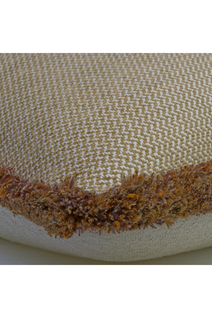 Chenille Herringbone Trimmed Cushion | Andrew Martin Sanremo | Oroa.com