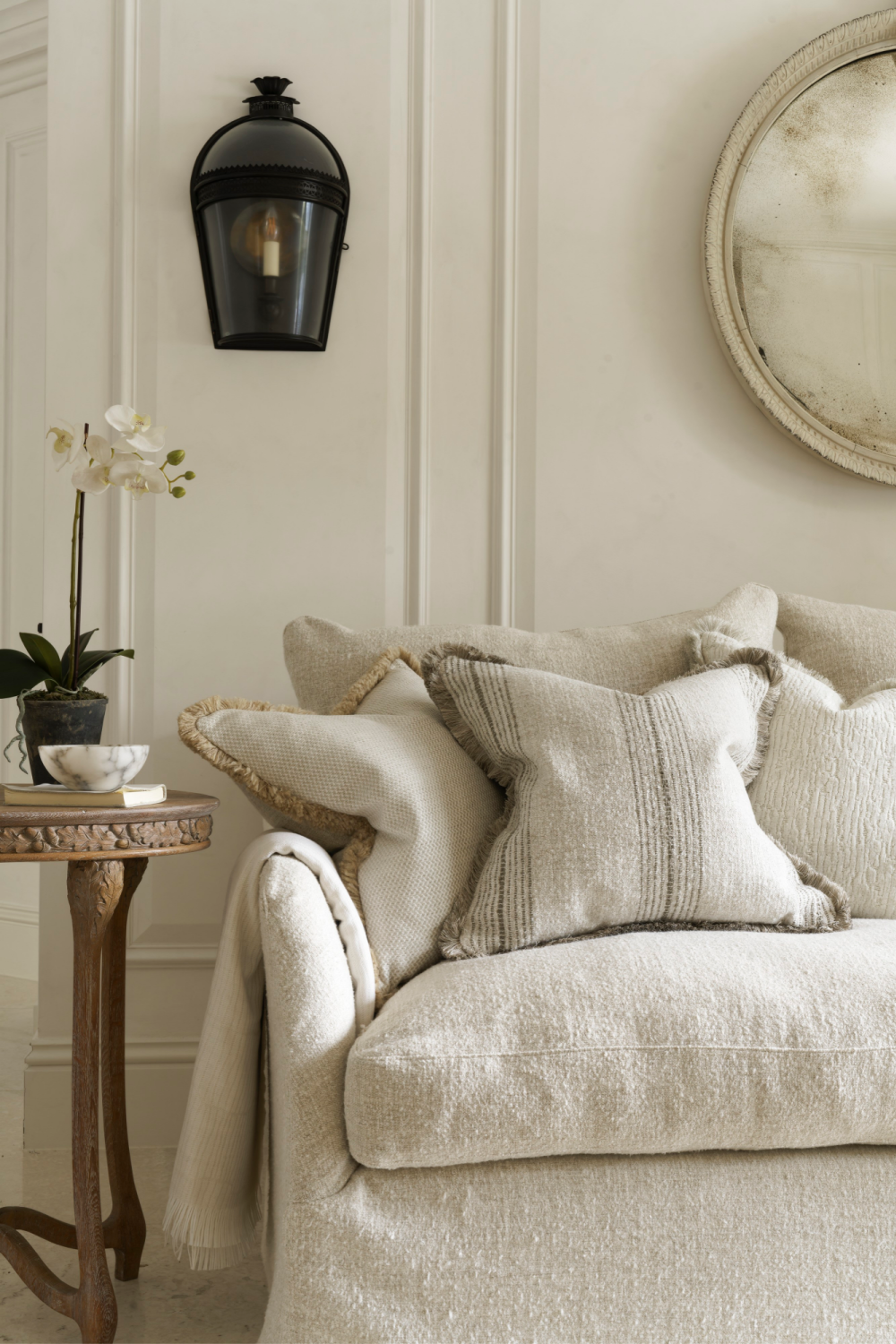 Textured Velvet Cushion | Andrew Martin Roma | Oroa.com 