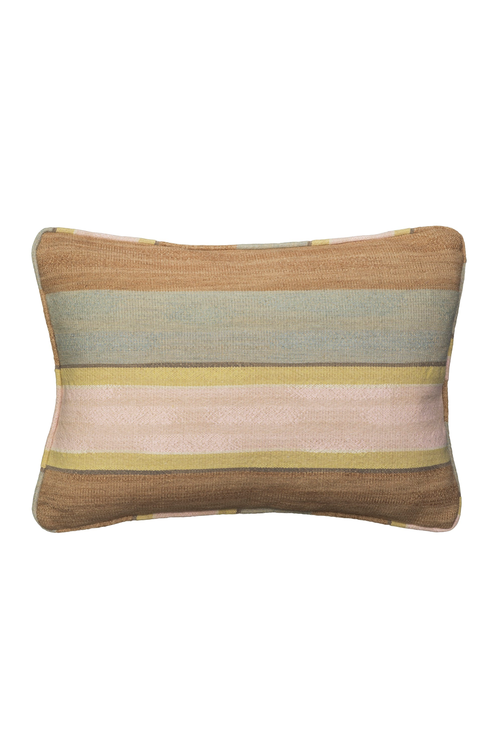 
Tri-colored Stripes Rectangular Cushion | Andrew Martin Skiathos | Oroa.com