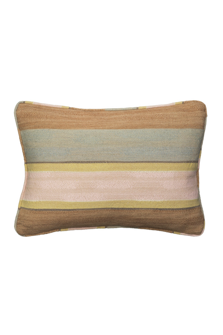 
Tri-colored Stripes Rectangular Cushion | Andrew Martin Skiathos | Oroa.com