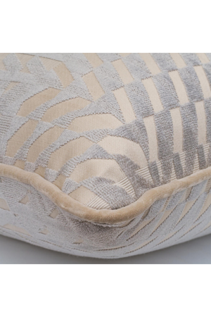 Patterned Epingle Velvet Cushion | Andrew Martin Park | Oroa.com