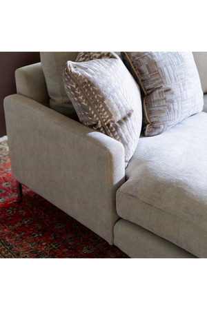 Patterned Epingle Velvet Cushion | Andrew Martin Park | Oroa.com