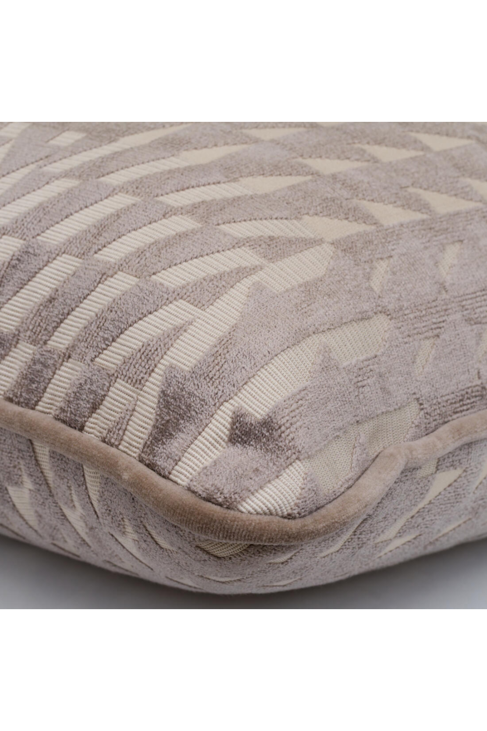 Patterned Epingle Velvet Cushion | Andrew Martin Park | Oroa.com