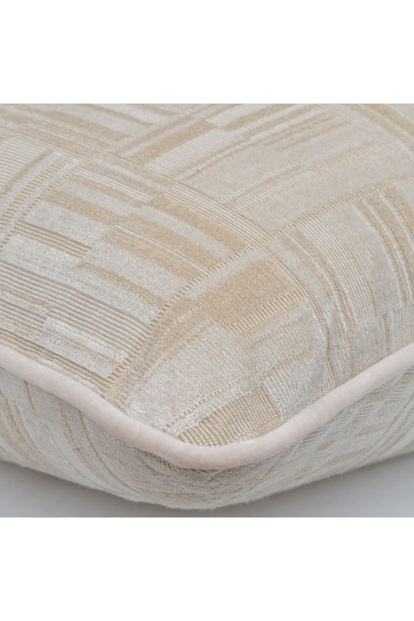 Geometric Epingle Velvet Cushion | Andrew Martin Lexington | Oroa.com