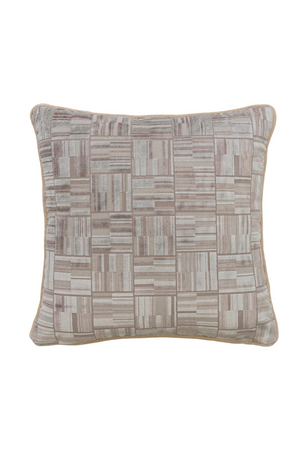 Geometric Epingle Velvet Cushion | Andrew Martin Lexington | Oroa.com