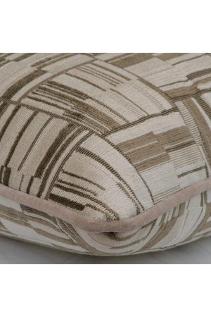 Geometric Epingle Velvet Cushion | Andrew Martin Lexington | Oroa.com