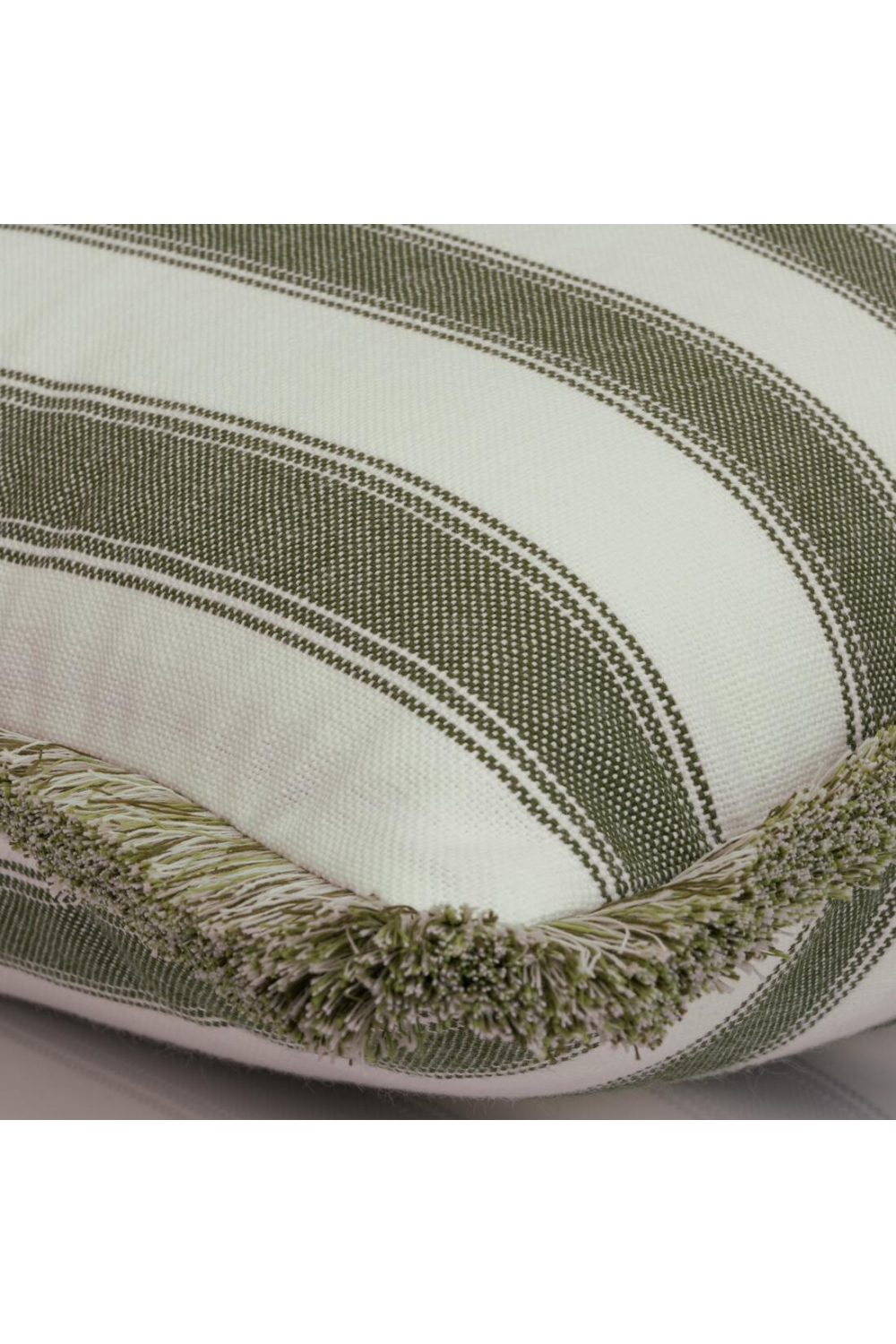 Trimmed Stripe Outdoor Cushion | Andrew Martin Tote | Oroa.com
