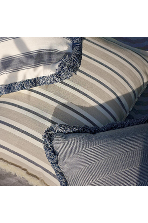 Herringbone Weave Outdoor Cushion | Andrew Martin Riviera | Oroa.com