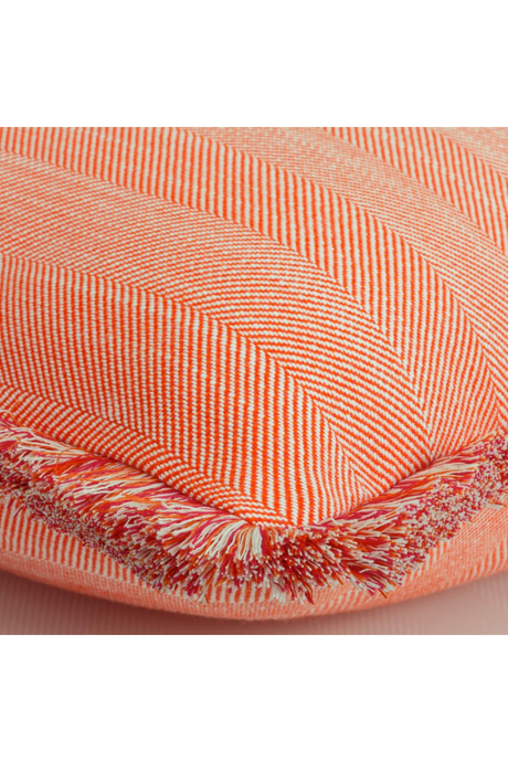 Herringbone Weave Outdoor Cushion | Andrew Martin Riviera | Oroa.com