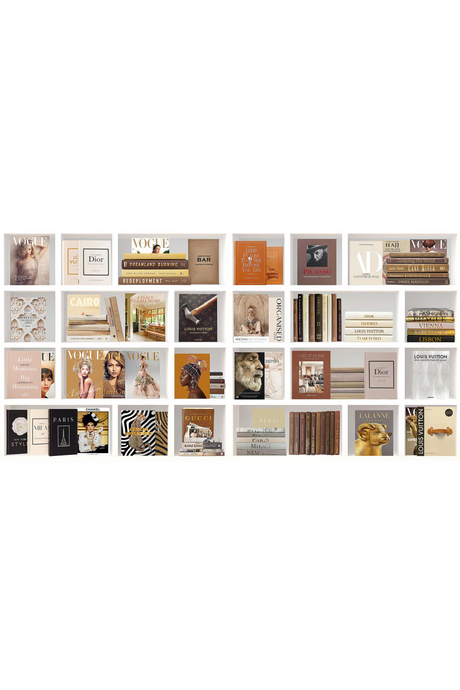 Iconic Fashion Books Plexiglass Artwork | Andrew Martin Fashion Beauty | Oroa.com