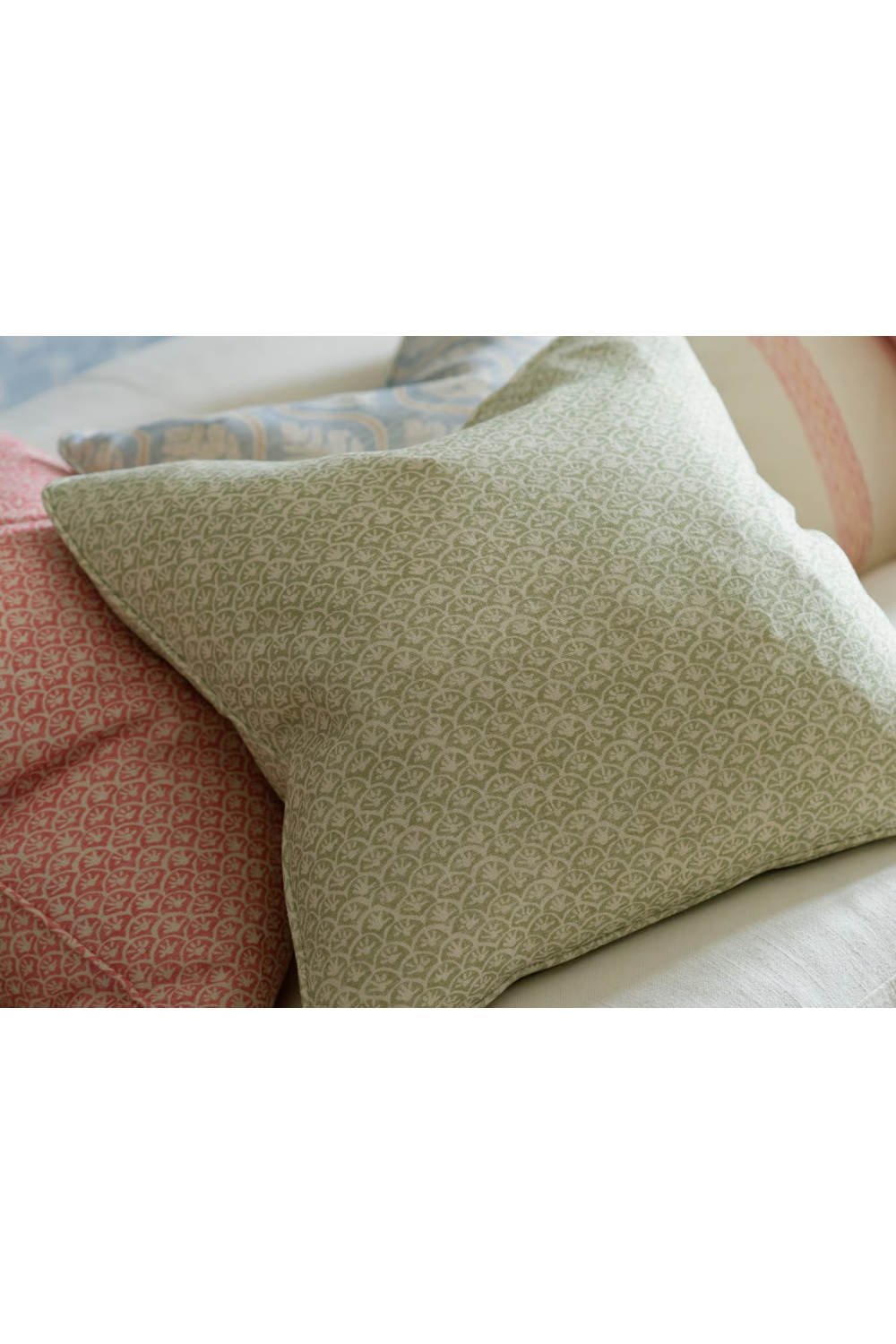 Hand-drawn Wildflowers Cushion | Andrew Martin Daisy | Oroa.com