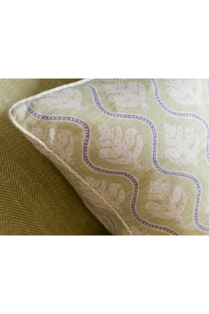 Leaf Motif Cushion | Andrew Martin Fig | Oroa.com