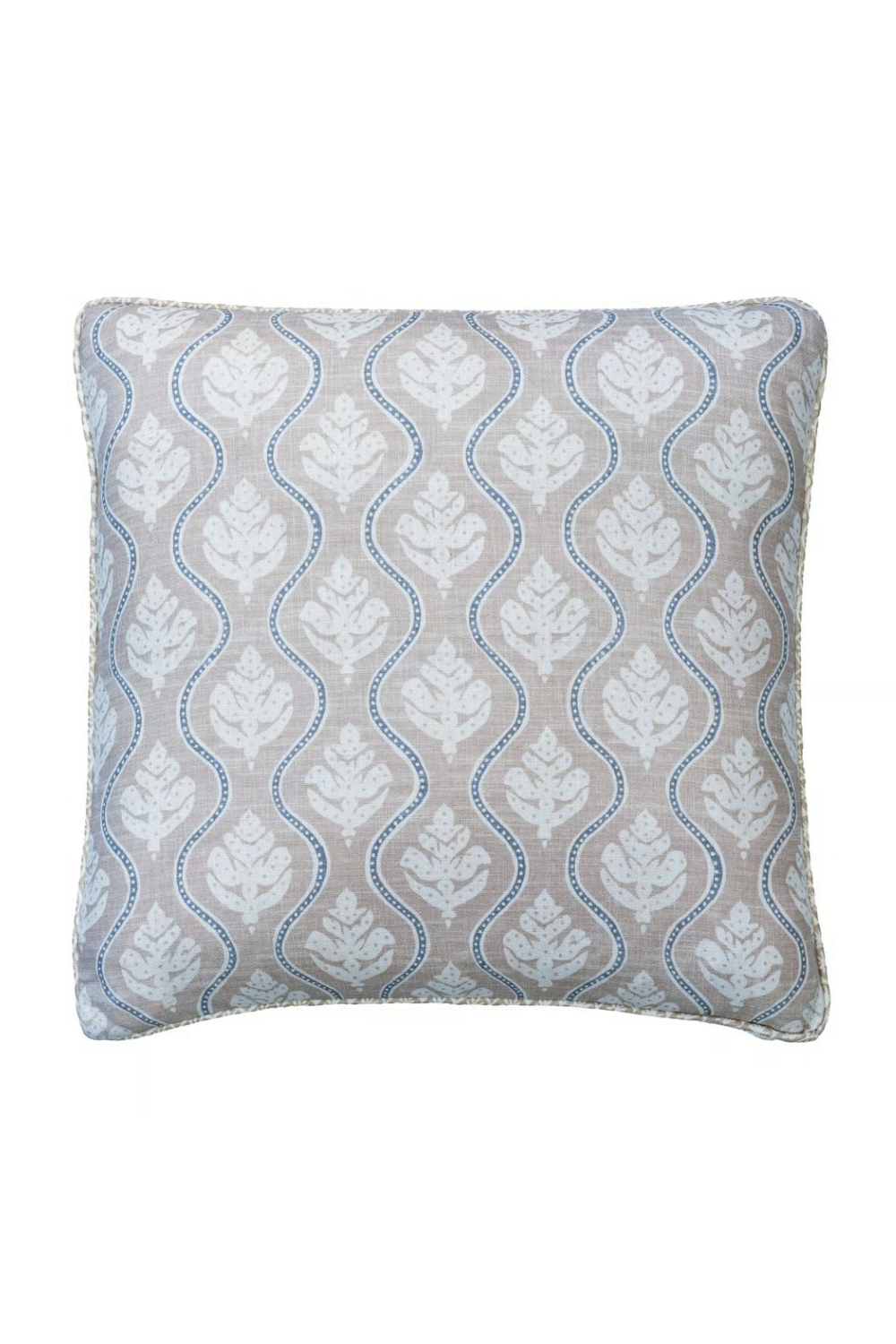 Leaf Motif Cushion | Andrew Martin Fig | Oroa.com