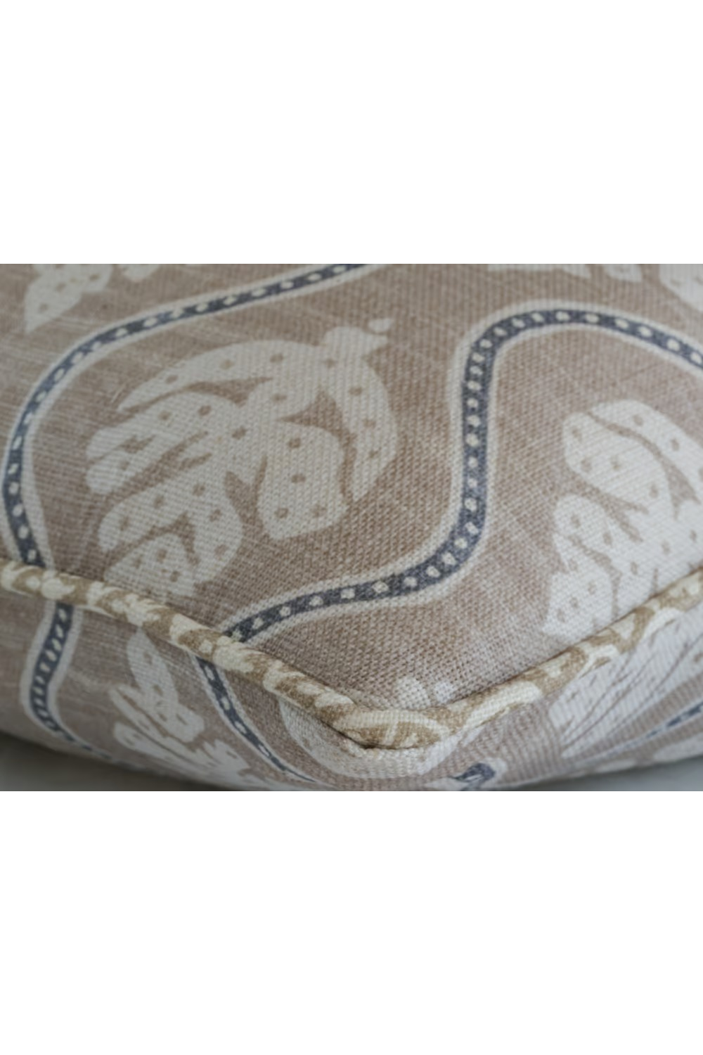 Leaf Motif Cushion | Andrew Martin Fig | Oroa.com
